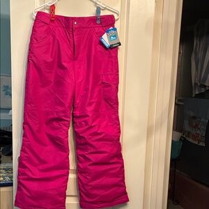 Columbia Kids' Bright Pink Snow Pants